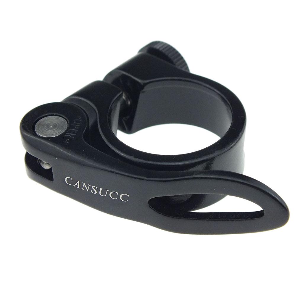 

28.6mm bicycle itz post clamp quick release saddle tube clip чорний