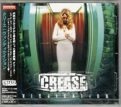 CD CREASE - Vindication RRCY11124 Roadrunner Reco 2000 Japan Rock Used