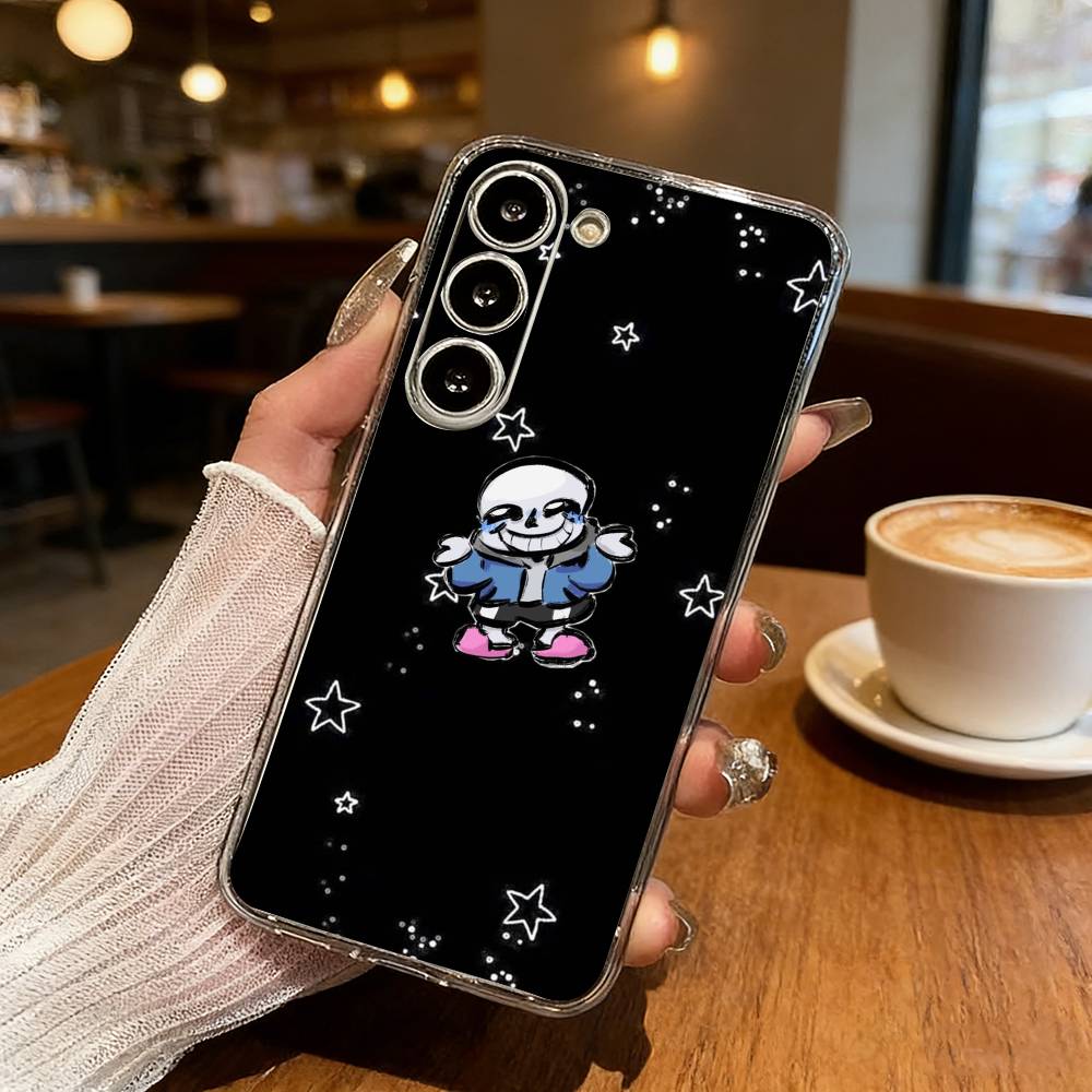 Чехол для телефона Game U-Undertale S-Sans для Samsung S25,S24,S21,S22,S23,S30,Ultra,S20,Plus,Fe,Lite Прозрачный чехол Samsung S25Plus