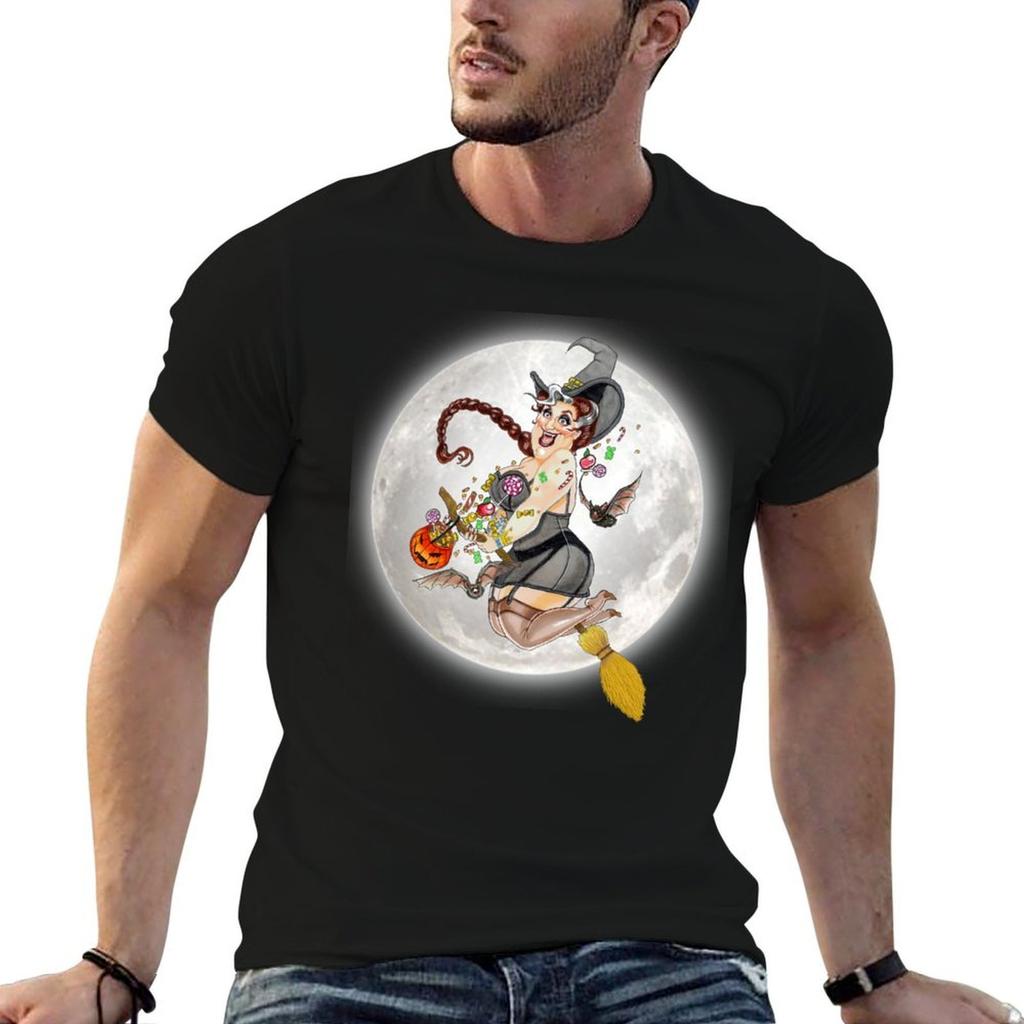 Candy Witch T-Shirt Simple Print Design T-Shirt