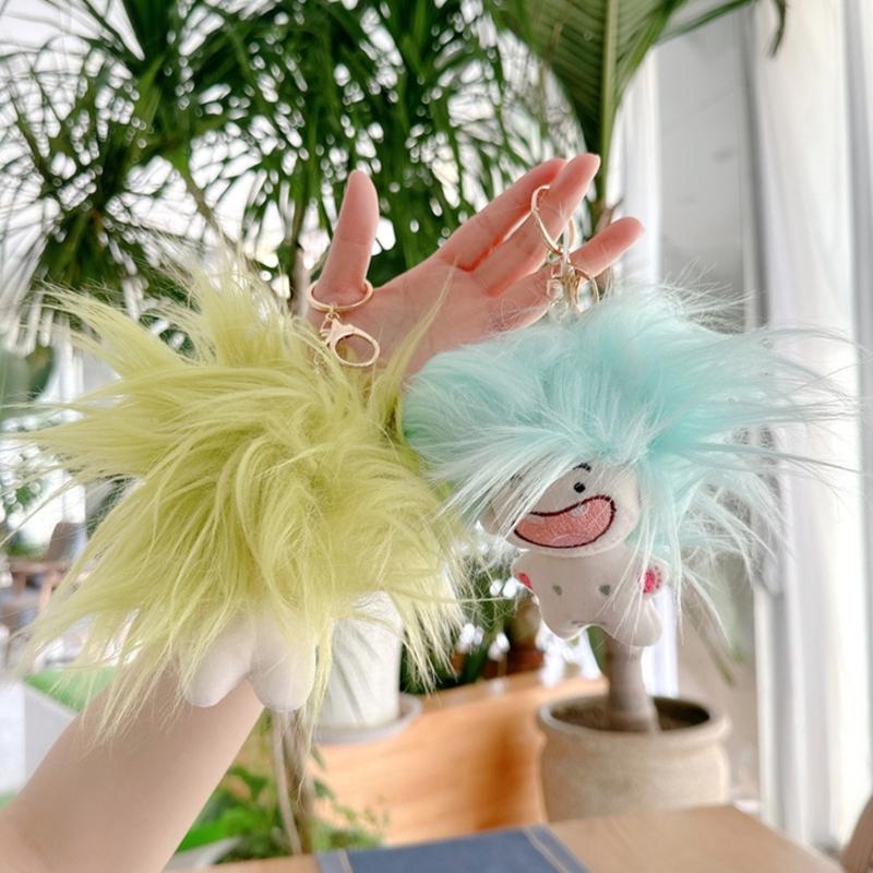 12 Colors Plush Stuffed Keychain Funny Toothless Dolls Pendant Keyring for Car Keys Bag Backpack Decor Kids Toy Gift