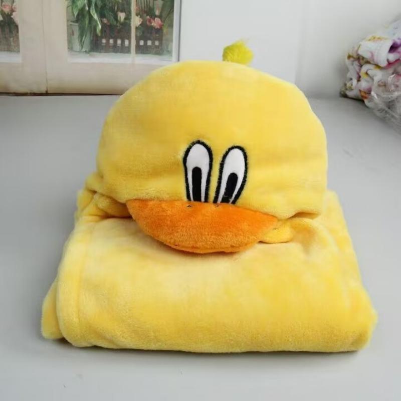 

Малюк Дитина Хлопчики Дівчатка Мультяшний Плюшевий Плед-Накидка для Прийому Ванни Халат з Капюшоном one size