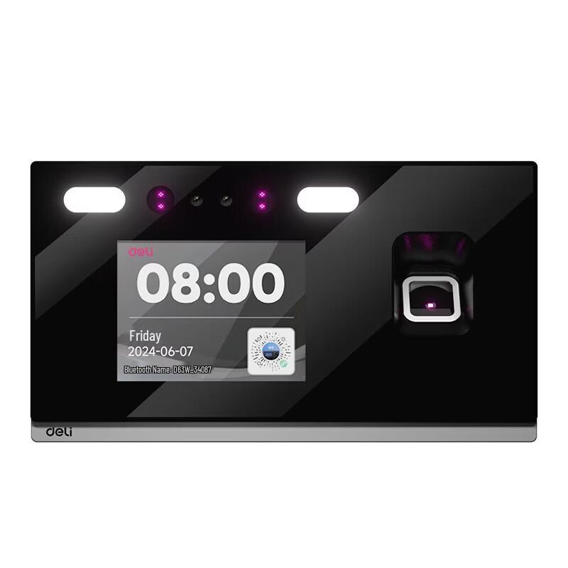 deli D63W Face & Fingerprint Time Attendance Machine