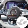 Silver Bling Steering Wheel  Emblem Ring Cover For Mercedes-Benz