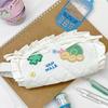Large Capacity Pencil Pouch Case Sweet Stationery Handbag Cartoon Makeup Storage Bag  Students