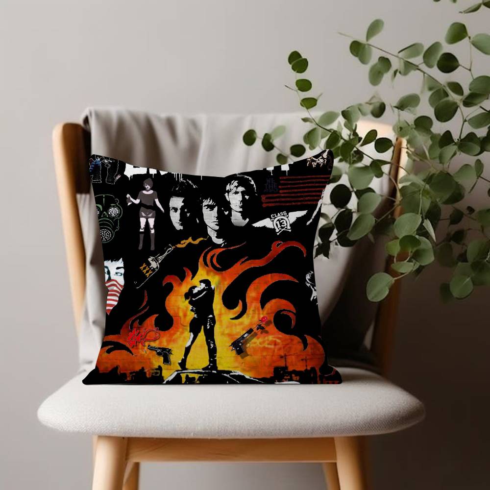 Green DayMusic Rock Band pillow cover sofa cushion cover home room decoration children gift