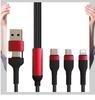 6A Fast Charge 3-in-1 Braided Universal Charging Cable