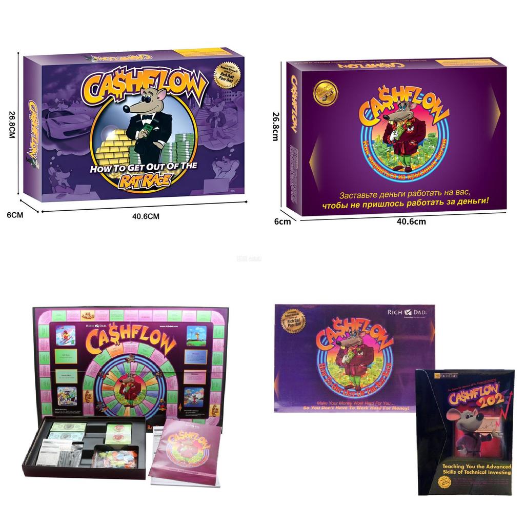 Cashflow Card Game Investment Financial For Family And Friends