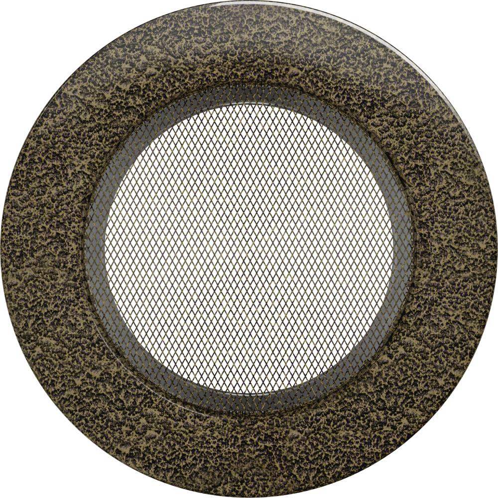 Vent Cover Round Ø 125 Black and Gold