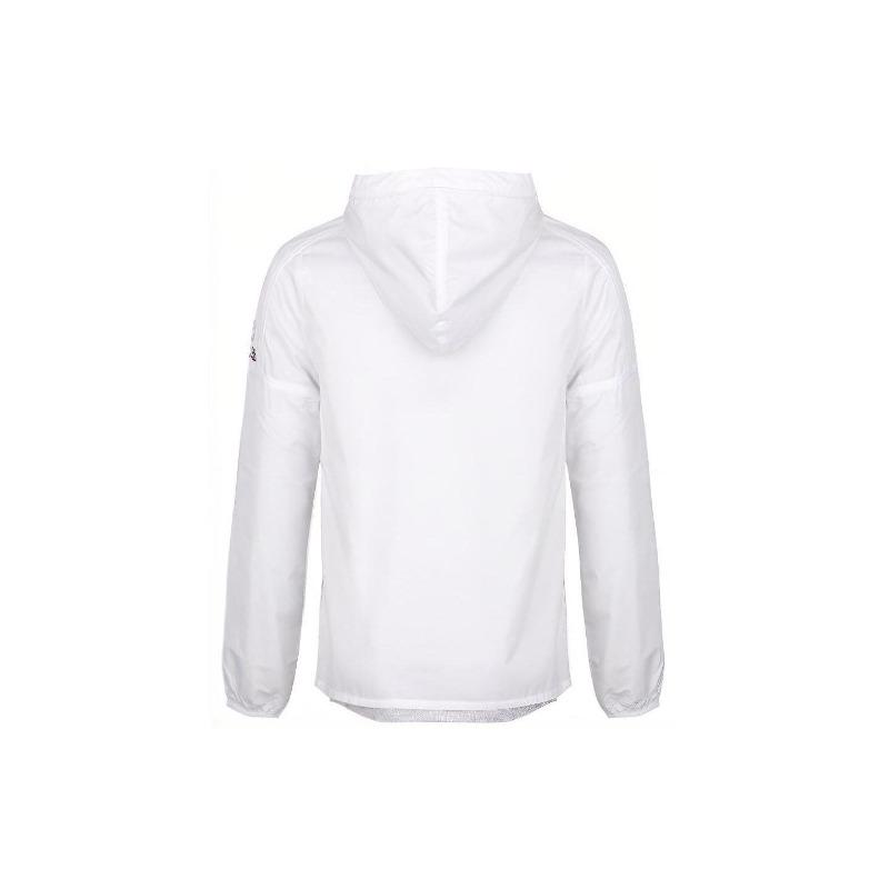 adidas Hooded Windbreaker Sports Jacket Women Outerwear White CV5476