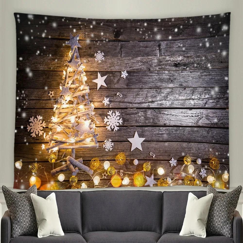 Christmas Decoration Pattern Living Room Bedroom Home Wall Tapestry
