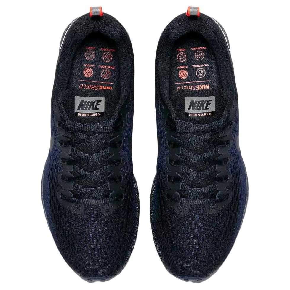 New Nike Air Zoom Pegasus 34 Low Top Running Shoes Men's Black 907327-001