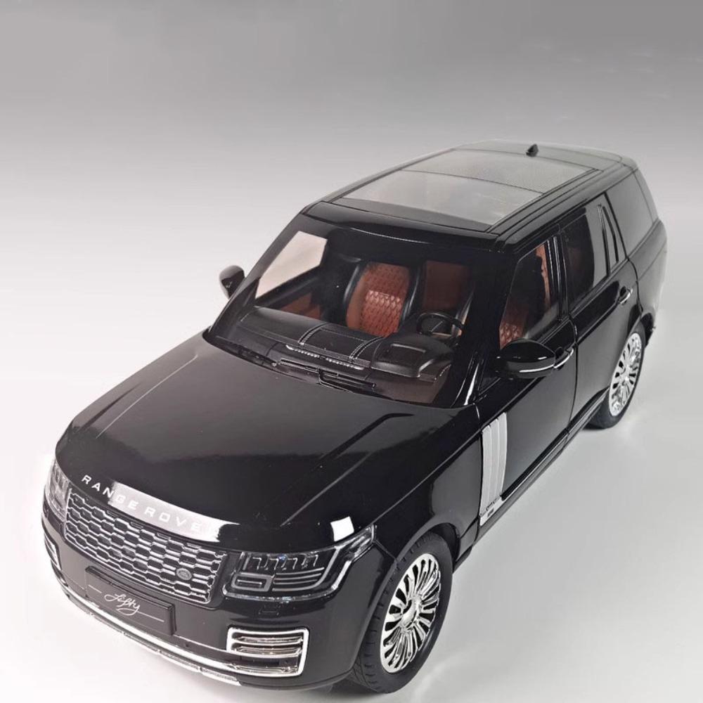 Große Größe 1:18 Range Rover Modellauto Spielzeug Legierung Druckguss Sound & Licht SUV Geländewagen Miniaturmodelle Für Kinder Geschenke