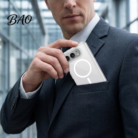 Protective Accessory for 2026 Phones Magnetic Matte Phone Case iPhone New, Full Hinge Anti Oxidation Material Cover Protection, Not Yellowing