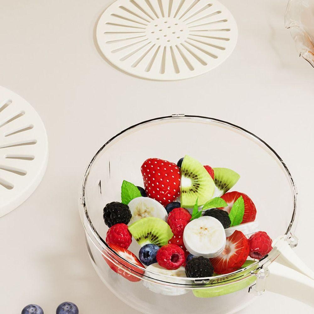 Dvouvrsté sítko na ovoce 2 v 1 Mísa na mytí ovoce a zeleniny Vodní filtrační umyvadlo Domácnost