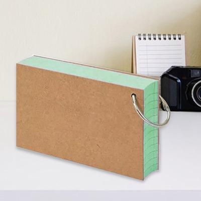 Yousheng Colored Index Cards Flash Cards with Metal Ring Smooth Writing Thickened Paper No Ink Bleeding Notecards Ruled Study Cards