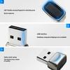 Silver Aluminum Alloy USB Fingerprint Login Device - Driver-Free, Plug and Play.