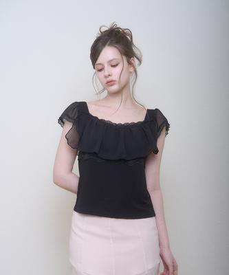 BELLIALEU Princess Blouse Black