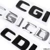 ABS Car Tail Letters Emblem Sticker Auto Fender Side Badge for Mercedes Benz CGI CDI Logo W111 W210 W213 W203 W205 CLK CLA GLA RW1