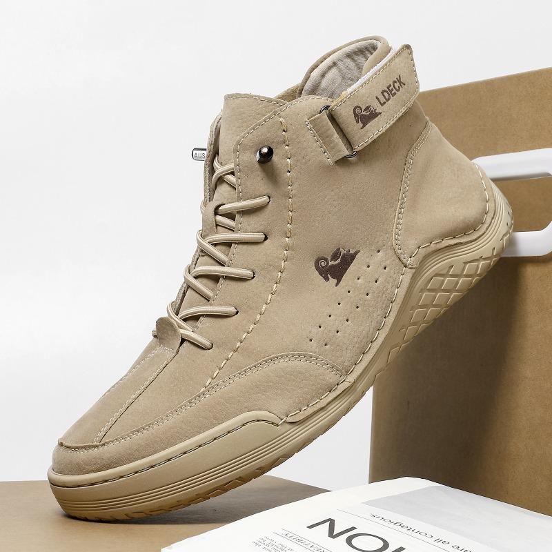 Autumn and Winter Men's and Women's Casual Plus Velvet Short Boots