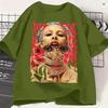 Übergroßes T-Shirt Sommer Sängerin Doja Cat Mode T-Shirts 100% Baumwolle T-Shirt Für Unisex Y2k Klassisch Große Größen Kurzarm