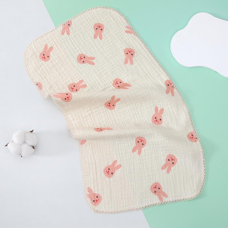 4-Layer Cotton Gauze Baby Towel - Soft, Class A, Small Square for Children and Kindergarten Use