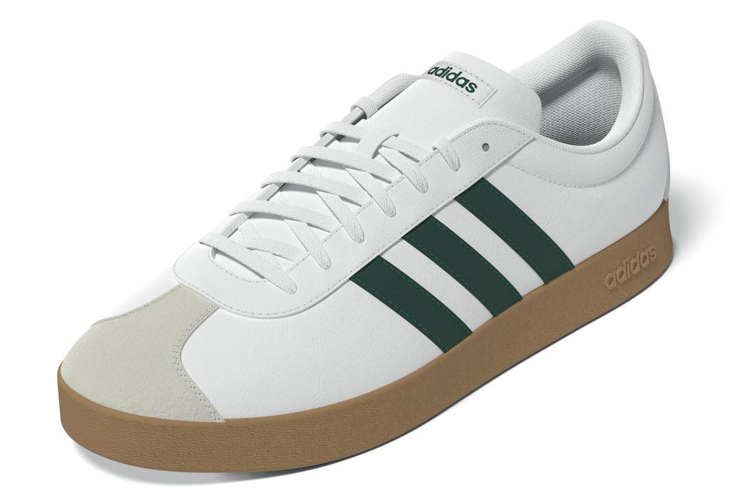 Adidas VL Court Base NLF52 Footwear One Size Cm Sneakers, White/College Green/Grey (ID3710), 23.0
