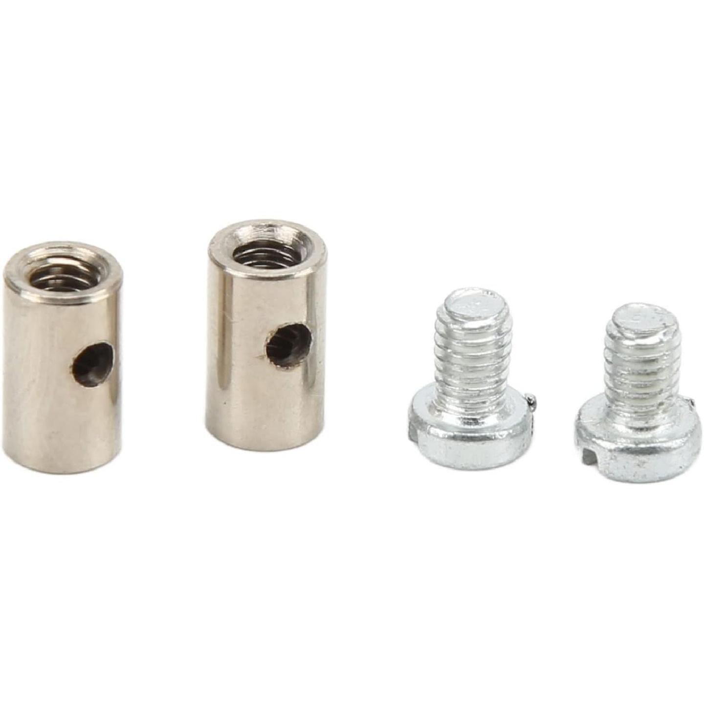 Motorcycle Throttle Screw Cable Ends, 6mm/0.2in Brake Lever Repair Cable Nipples, Universal Adjustable Throttle Cable End, Solderless