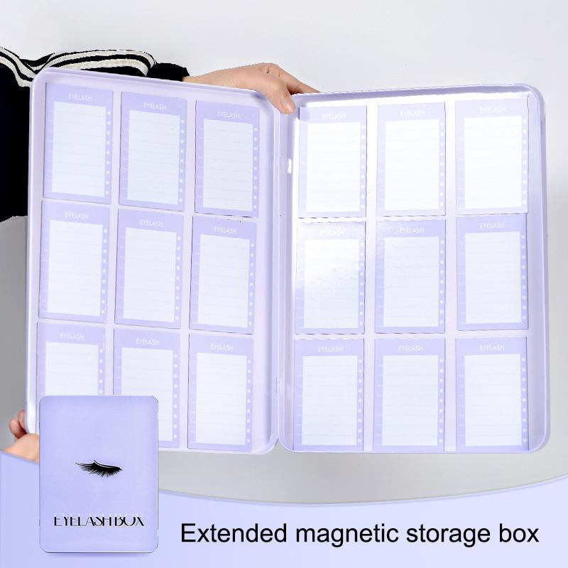 Empty Fake Eyelash Storage Box Reusable False Eyelash Holder Case For Women Professional Container Travel Pallet Lash Holder