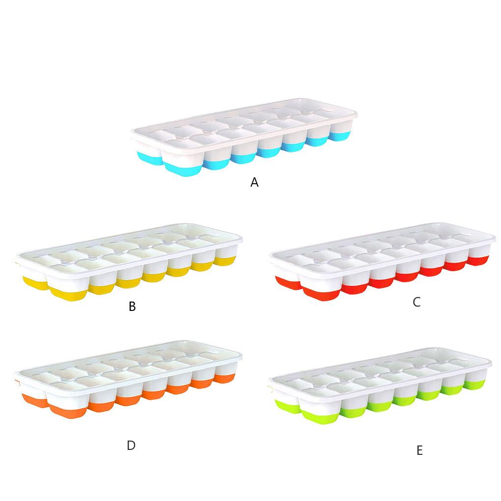 Ice Mold Cube Maker DIY Tray Kitchen Gadget Silicone Smooth Surface Household Accessories Washable Cream Makers