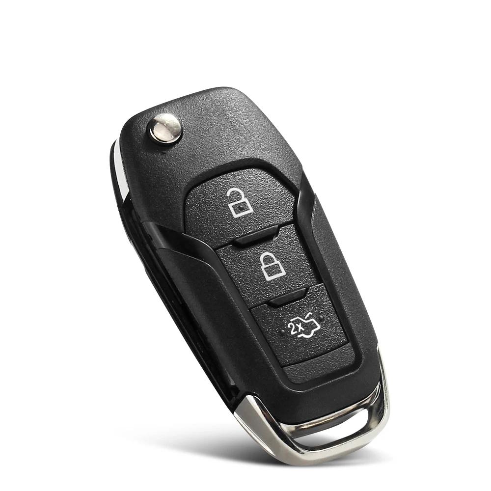 Car Key Case Shell For Ford F150 F250 F350 Explorer Ranger Ka Fiesta Mondeo Focus Everest Edge Kuga Escort Hu101 Blade