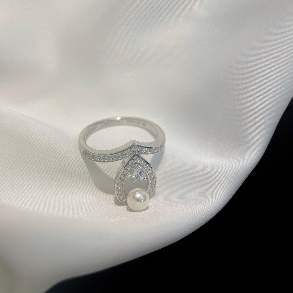 60 Point Pearl and Diamond Ring for Daily Wear Exquisite Craftsmanship for Men and Women Gifts for Men and Women Birthday Gift