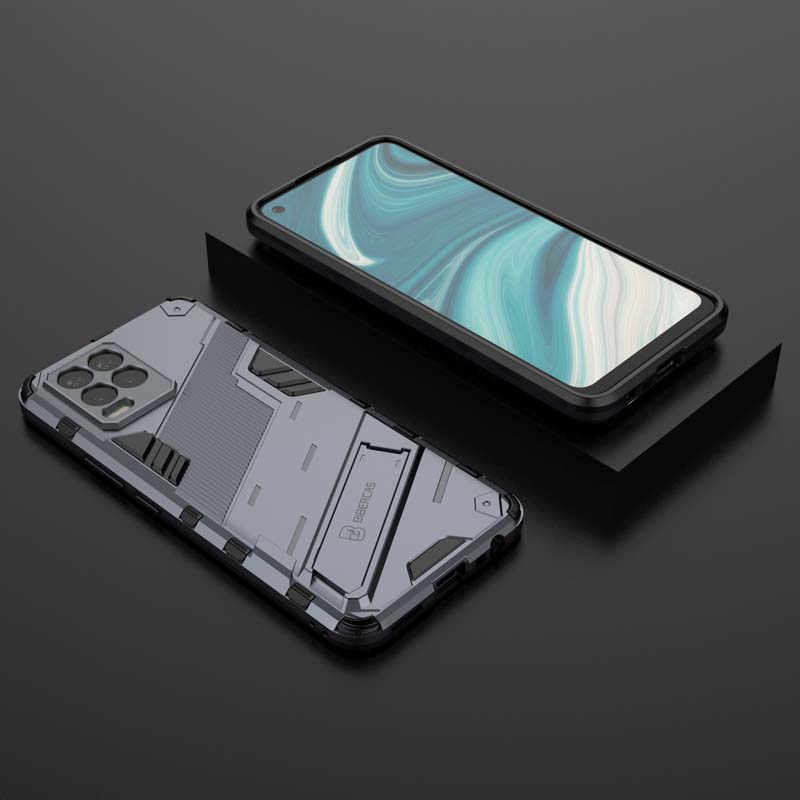 Armor Case for Realme 8 Pro Shockproof Lens Camera Protective Robot Holder Back for OPPO Realme 7 Pro 8 Realme8 Phone Cover