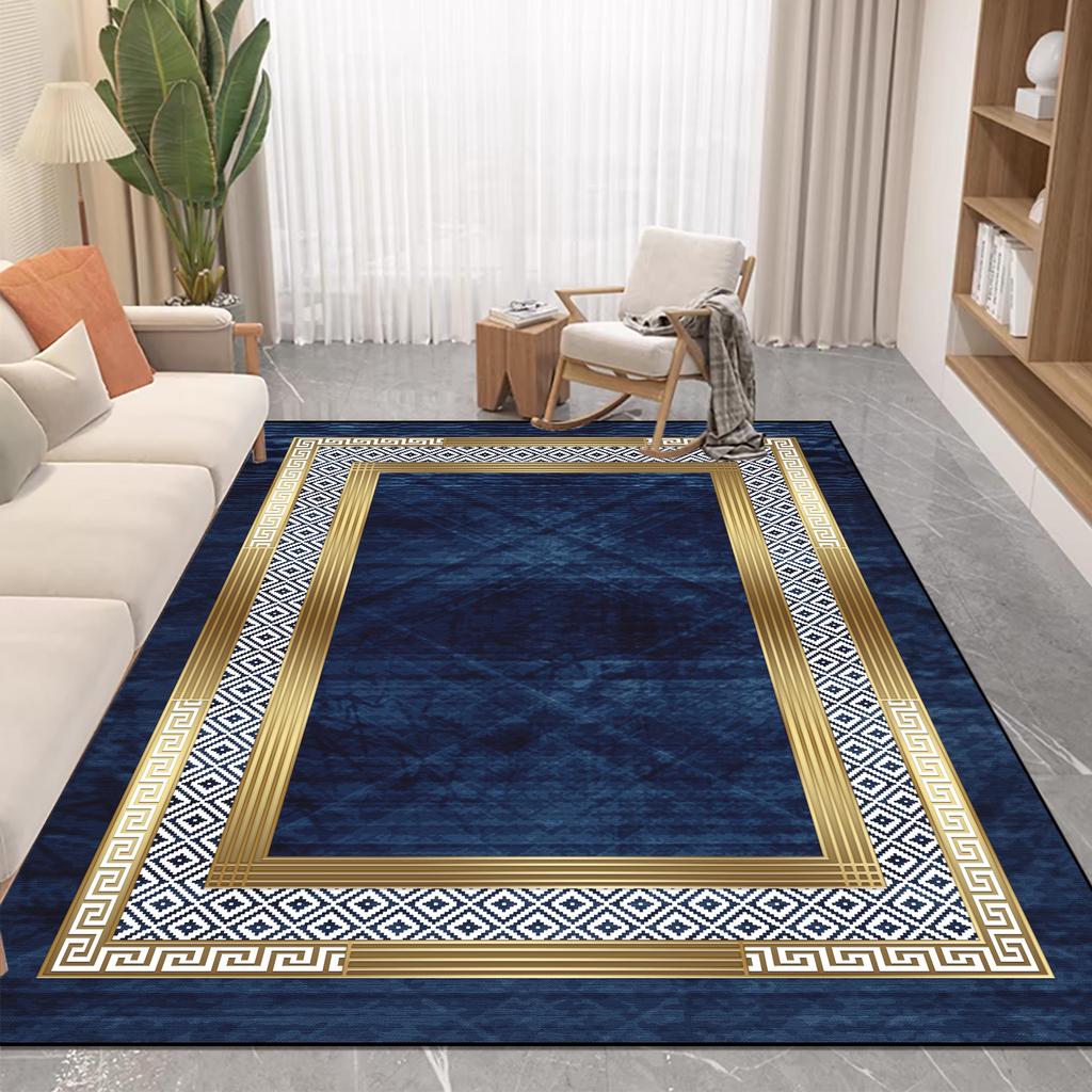 Nordic Luxury Style Carpet In The Living Room Easy Clean Absorbent Soft Mat Antiskid Lounge Decor Rugs Big Size Room Floor Mats