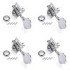 4 Pieces Bass Machine Heads Silver Music Hardware Silver-tonedToned
