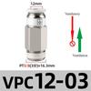 AKH Pneumatic Check Valve One-way Exhaust Valve Straight-through SPC8-02 VPC8-01 Prevents Air Backflow BSPT Thread 1/8 1/4 3/8