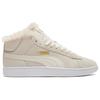 Puma Smash V2 Comfortable Versatile Mid-Top Sneakers Women Sneakers Off-White 385005-02