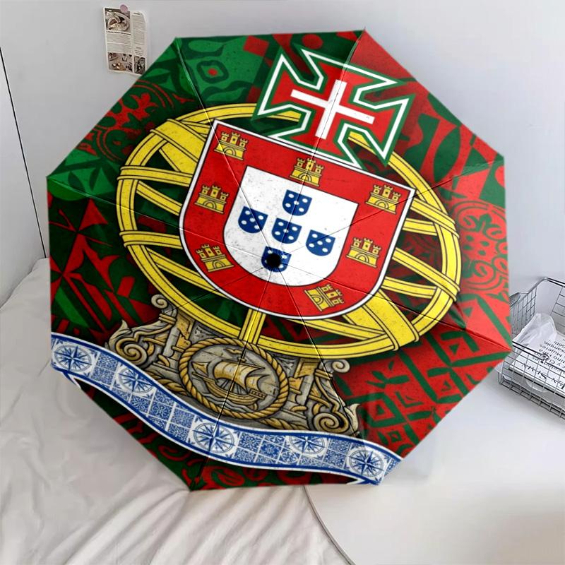 Heritage Honor: Emblem Tradition Folding umbrella Suitable for all seasons 8 paraphenoid bones Sun umbrella travel Gift