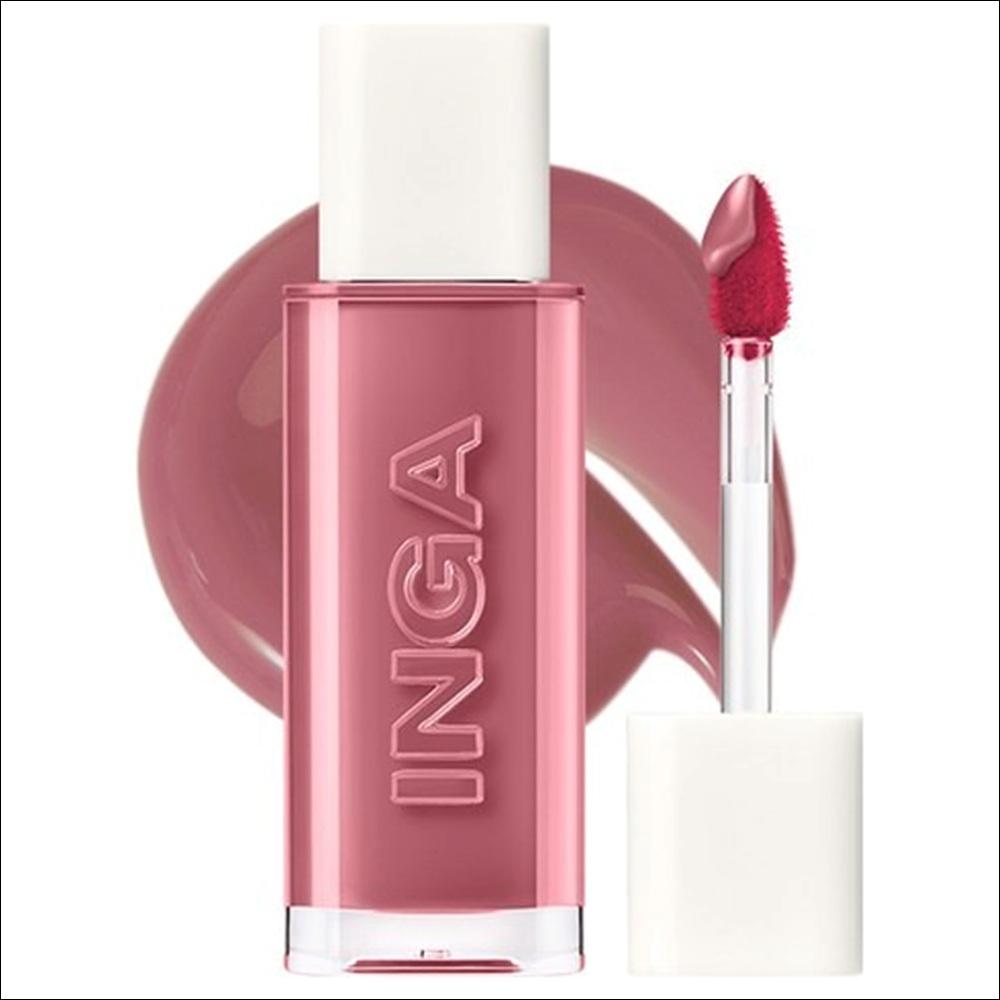[INGA] Water Glow Lip Tint (4.5g) - 13 Colors | Long-Lasting Hydrating Glossy Tint, Non-Sticky Glass Skin Finish, K-Beauty