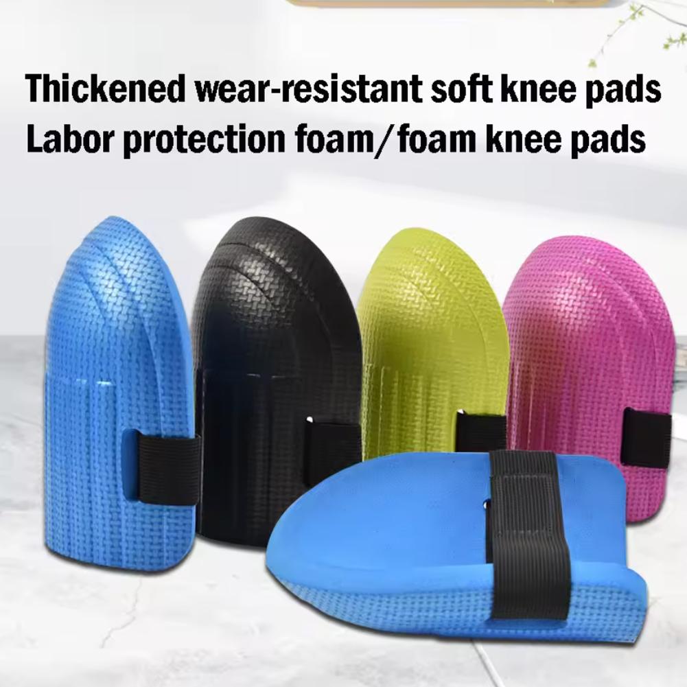 1pair EVA Knee Pad Protective Pad Tile Mud Workers Knee Paste Floor Working Soft Padding Workplace Safety For Gardening Cleaning
