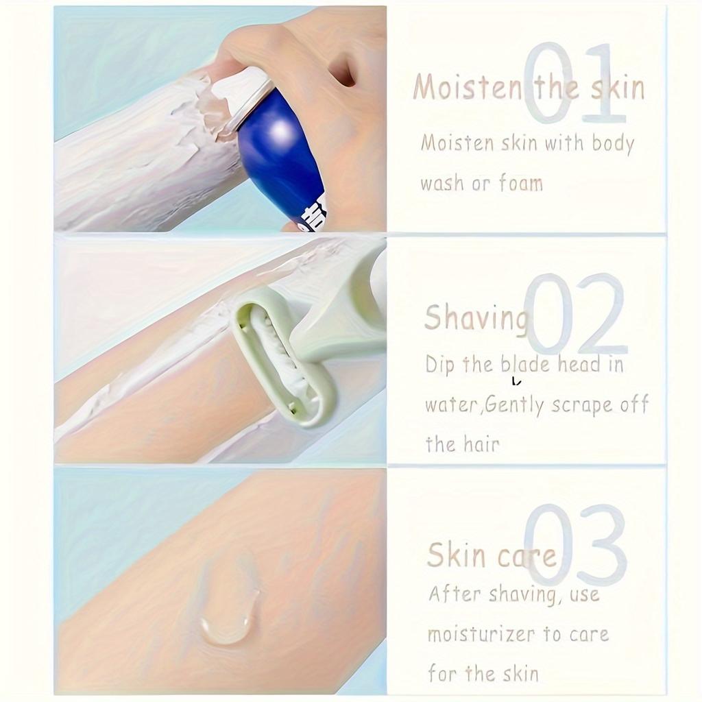 1pc Classic Style Women's Razor with Soap Bars-Formaldehyde-Free Shaving Tool for Body - Suitable for Sensitive Skin, Perfect for Face, Underarms,Legs