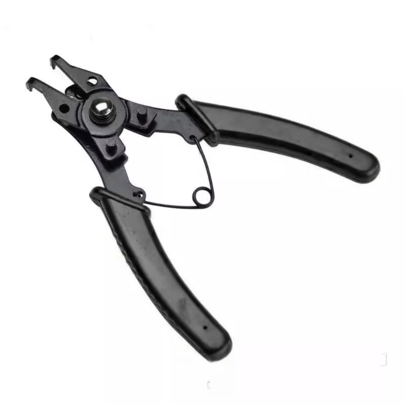 Professional Alloy Steel Circlip Pliers Kit With 4 Interchangeable Tips For Precisions Adjustments In Tight Spaces