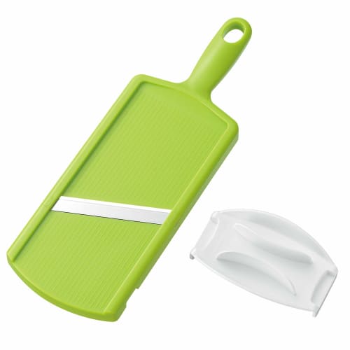 Shimomura Kogyo Full Veggie Smile Cabbage Slicer FVS-641, Made in Tsubame-Sanjo, Niigata, Green, 265 x 90 x 35mm