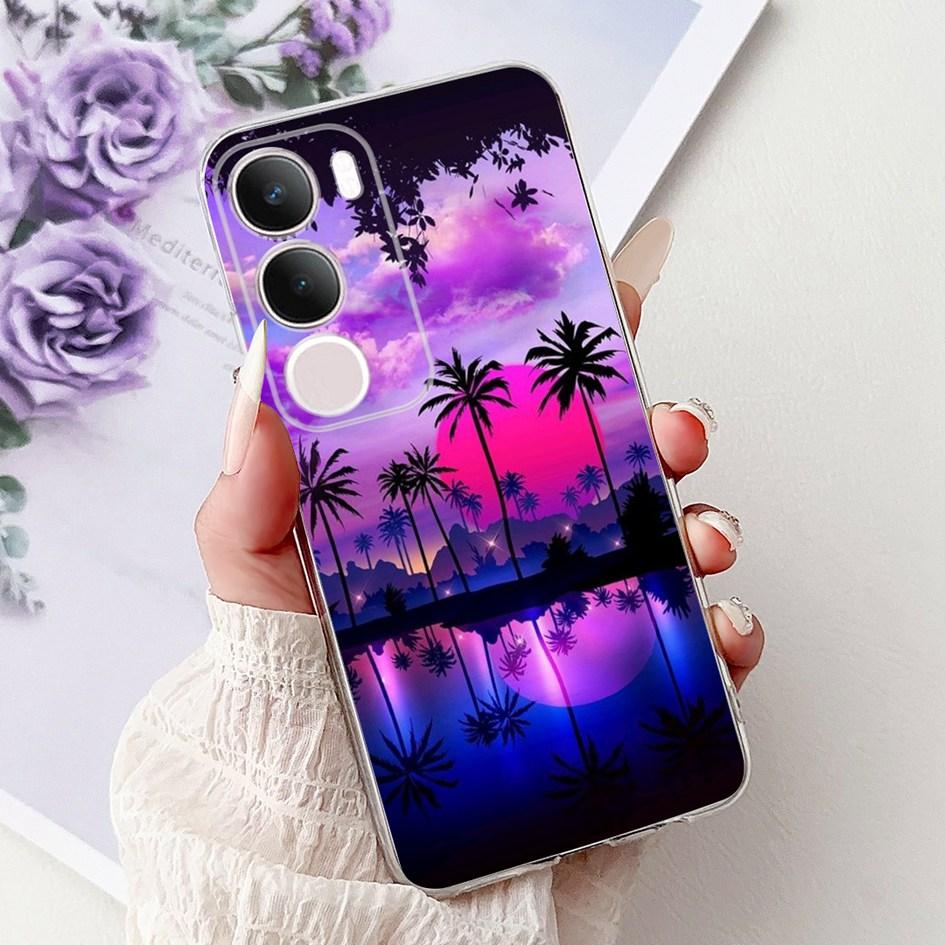 Silicone Case For Vivo Y19s V2419 Cover Lovely Cat Butterfly Cartoon Soft Back Protective Shell For Vivo Y19s 4G Y 19s TPU Coque