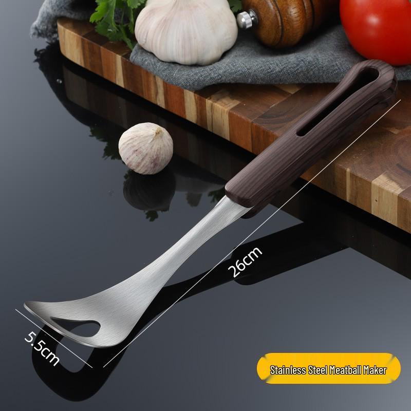 

304 Нержавеющая сталь Форма для фрикаделек: Форма для приготовления рыбных шариков, креветочной пасты, рисовых шариков своими руками.