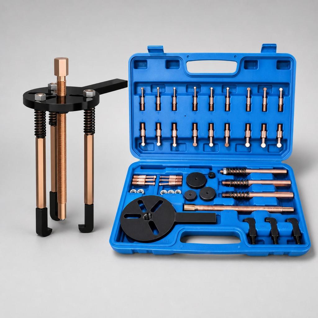 Bearing Puller Kit with Carry Case 3-Jaw Removal Tool Portable