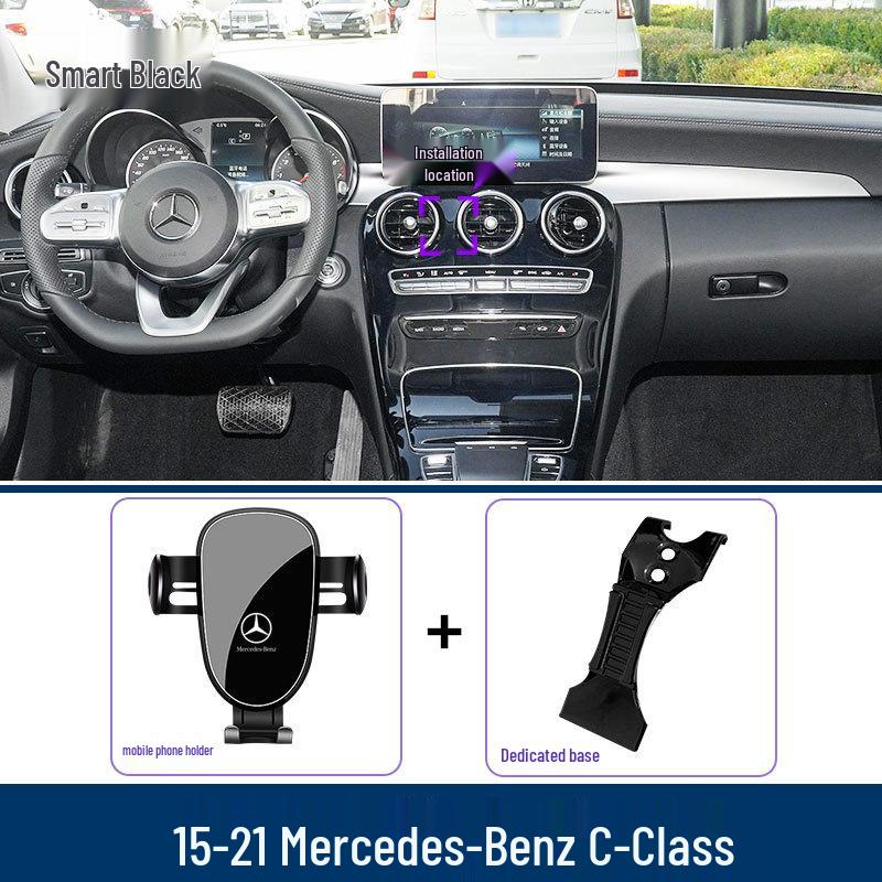 Air Vent Phone Holder for 2008-2023 Mercedes-Benz C-Class (C260L, C200L)