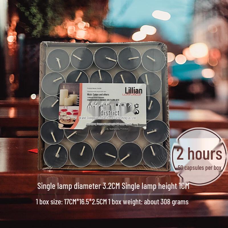 LIEI Smokeless White Tea Candles