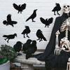 Spooky Black Cat Decals Fun Halloween Wall Stickers for Haunted House Party Decorations and Office Events