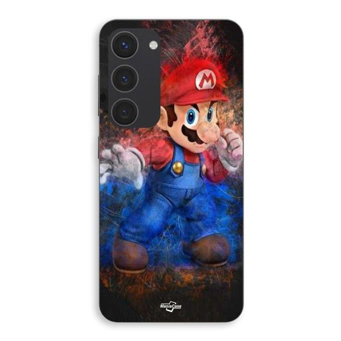 Coque de téléphone - MANIACASE - Samsung Galaxy S23 - Silicone - Souple - Super Mario Bros